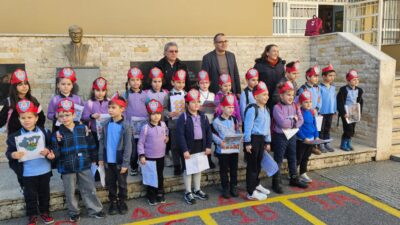 Deprem Haftası etkinlikleri kapsamında Mustafa Urcan İlköğretim Okulu 1/B sınıfı