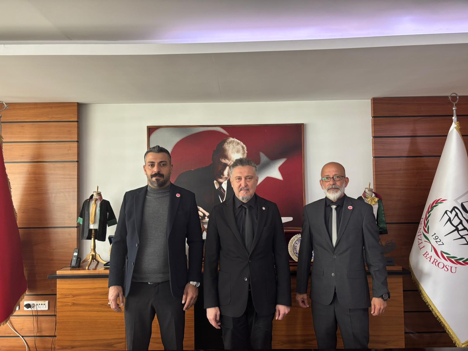 AKSAÇLILAR Denizli  İl Temsilciliği, Denizli Barosu Başkanı  Av. Ufuk KÖK