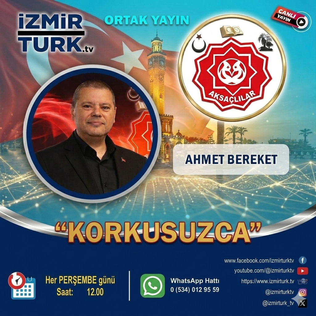13.05.2026 Perşembe günü, saatler 12:00’ı gösterdiğinde, İzmir Türk TV –