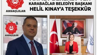 Aksaçlılar Derneği Genel Başkanı Ahmet Bereket, Karabağlar Belediye Başkanı Helil