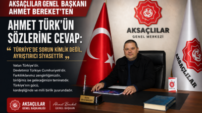 "Vatan Türkiye'dir. Devletimiz Türkiye Cumhuriyeti'dir. Farklı kökenlerden gelseler de tüm