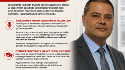 "Yas Orucu da bizimdir, Ramazan Orucu da bizimdir. Bu topraklarda