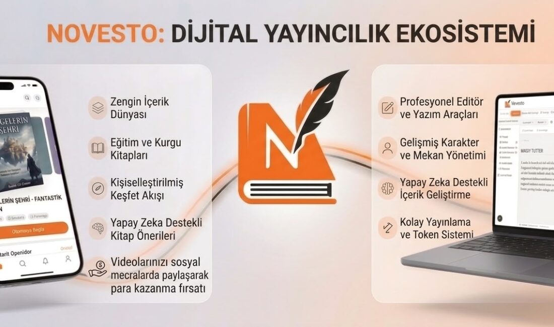 Hem Dinle, Hem İzle, Hem Kazan!
Novesto sadece düz bir metin