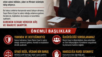AKSAÇLILAR Derneği'ni kurarken en temel ilkemiz; hiçbir siyasi partinin arka