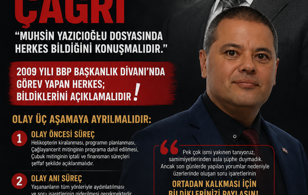 Bereket, kamuoyuna yansıyan yeni bilgi ve iddiaların olayın üç ayrı
