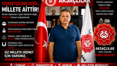 Kamu makamları siyasi ilişkilerin değil, milletin hizmet makamlarıdır.