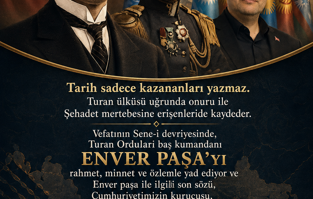 Şehadet, her kula nasip olmayan mukaddes bir mertebedir. Enver Paşa,