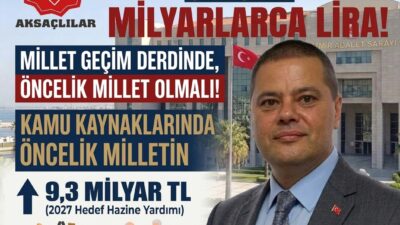 Ahmet Bereket: “Vatandaş geçim mücadelesi verirken siyasi partilere yapılacak milyarlarca
