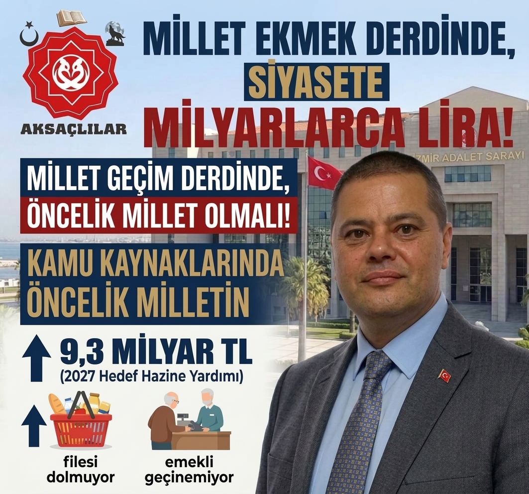 Ahmet Bereket: “Vatandaş geçim mücadelesi verirken siyasi partilere yapılacak milyarlarca
