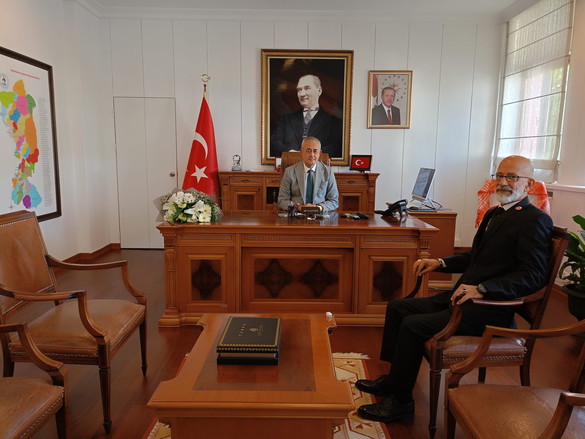 Kaymakam Güngör ve İl Turizm Müdürü Uyar ile Denizli’nin gündemi